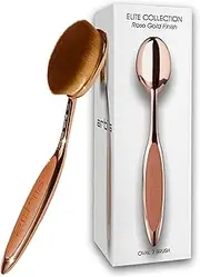 Artis Elite Oval 7 Brush - Oval Makeup Brush - Foundation, Bronzer, Blush, Setting Powder - Synthetic, Metal - Rose Gold