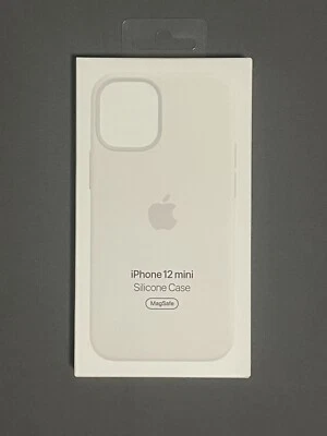 New Genuine Official Apple iPhone 12 Mini Silicone Case w/ MagSafe White
