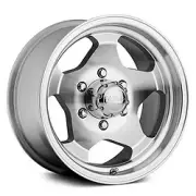 1 Ultra 15x7 5X4.50 -06 50K Machined with Clear Coat Wheel Rim (for: Mazda)