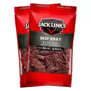 Jack Link's Beef Jerky Peppered – Flavorful Everyday Snack with a Pepper Kick...
