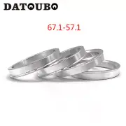 4pc Wheel Hub Centric Rings 57.1 to 67.1,OD = 67.1mm ID=57.1 Aluminium Hub rings