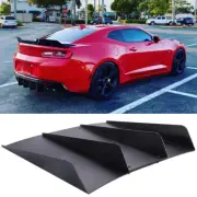 For Chevrolet Camaro SS ZL1 Rear Diffuser 4 Shark Fins Bumper Lip Splitter