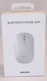 Samsung EJM3400DSEGUS Slim Bluetooth Mouse - Silver, Ergonomic 1000 DPI 5 Button