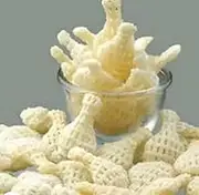 Ethnic Choice Papad bat shape-400 Gram- Ready to Fry/bat papad/bat appalam/bat pappadam