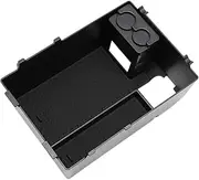 ATATQY Armrest Storage Box Interior Organizer Compatible for Subaru XV 2018 2019 2020 2021 2022 Central Console Glove Holder Tray with Mat
