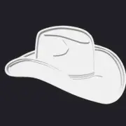 Akubra hat - Cookie cutter and embosser stamp set *FREE AUS POST*