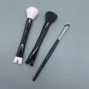 2Pcs 2-in-1 Nose Contour Brush Set Portable Cosmetic Brush Kit Student