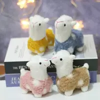在飛比找樂天市場購物網優惠-可愛小羊掛件毛絨玩具小號10厘米羊駝娃娃掛件玩偶 結婚拋灑娃