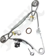 APDTY 172876 Timing Chain Kit with gears 6 Cyl 3.5L DOHC VQ35DE eng. Code