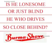 Stencils Set Lot For Burma Shave Signs DIY Vintage 5 Stencils IS HE LONESOME