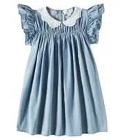 [C'era Una Volta] C'era Una Volta Frankie denim dress Y 12 blue
