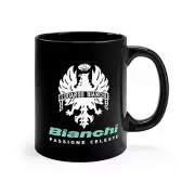 Bianchi Passione Celeste Logo Coffee Tea Black Mug