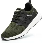 [SUADEX] Steel Toe Shoes for Men Indestructible Slip Resistant Work Shoes for Women Composite Toe Safety Shoe