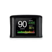Universal Vehicle Smart HUD Display, 2.6 Inch Digital Mini Car Dashboard Heads Up Windshield Speedometer Projector System w GPS Navigation Compass, Displays Speed, Distance, Time and More