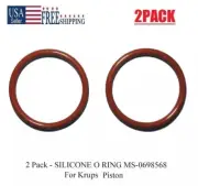 2 Pack - MS-0698568 Silicone Seal O-ring for Krups Piston