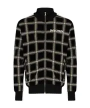 checked track jacket XXS Black