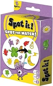 Zygomatic Spot It! Classic Card Game (Pocket Edition) | Matching Game | Fun Kids Game for Family Game Night | Travel Game | Great Kids Gift | Ages 6+ | 2-8 Players | Avg. Playtime 15 Mins | Made