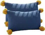 GAROZATION Sofa Pillow Bolster 35x50cm Ball Pillow for Home Office Car Modern Design Comfortable