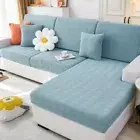 Anti-Slip Chaise Lounge Sofa Cover Wear-Durable Couch Cover Bedroom