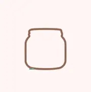 (Set of 3 Sizes) Bottle Jar Polymer Clay Cutter (style 2)