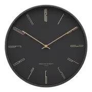 MAYA 40cm Charcoal Grey Silent Wall Clock