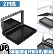 2PCS Makeup Magnetic Mirror Square Cosmetics Palette Empty DIY Eyeshadow Blusher