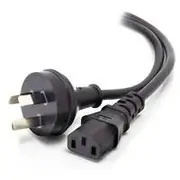 Alogic 2m Aus 3 Pin Wall to IEC C13 (M/F)