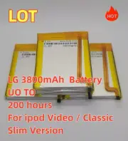 3800mAh Battery Upgrade Replacement For iPod Classic 6 6.5 7 Video 5 5.5 Thin