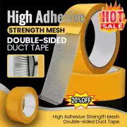 Strong Adhesive Double-sided Gauze fiber Mesh Tape,Fiberglass Waterproof Prof AU