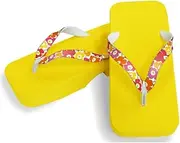 Hajime(一歩) [One Step] [Hajime] Geta Clogs, Soft and Water Resistant, Made of Sponge, 10.6 inches (27 cm), YL/Large Flower, 1 Large Flower 1 (Flower 1/27), flower 1, 27.0 cm