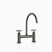 Dornbracht VAIA Two-hole bridge mixer for rinsing/Profi spray 19825809-19 Dark C