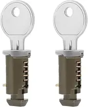 VGOL 2Pcs Roof Bar Rack Barrel Security Locks Roof Cargo Lock with Key Compatible with Thule Compatible with Mont Blanc Compatible with Paddy Hopkirk