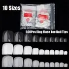 Supply Artificial Toe False Nails Acrylic Nail Tips Short Nails Nail Art Cover