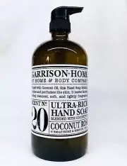 1 Garrison + Home Body COCONUT ROSE No.20 Liquid Hand Soap Wash 32 oz Newport