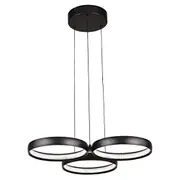 Olympus LED Pendant Light CCT 3Lt 57w Black
