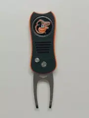 MLB Baltimore Orioles Switchblade Golf Divot Tool - Black/Orange
