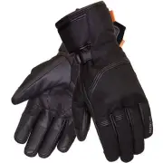 Ranger D3O Waterproof Black Motorcycle Gloves
