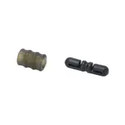 20pcs Carp Fishing Method Connectors Threaded Outside Stop Beads Feeder EJ