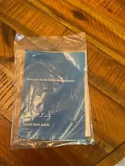 Sony PS4 • Playstation 4 • Quick Start Guide • Owners Manual • Factory Sealed