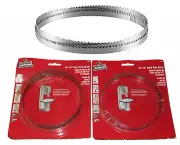 (2) Band Saw Blade Vermont American Wood Cutting 56 1/8" x 6 TPI 1/4 & 3/8" W
