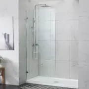 FRAMELESS TEMPERED GLASS SHOWER PANELS 1200X 2000MM