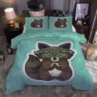 Brown Groundhog Sea 3D Print Duvet Quilt Doona Covers Pillow Case Bedding Sets
