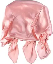 FRCOLOR Long Hair Drying Cap Silk Sleep Hat Quick Dry Hair Cap Soft Elastic Band for Bath