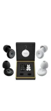 Sleeping Ear Plugs,Ultra-Comfortable Silicone/Passive Noise Reducing.BLACK WHITE