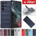 For Samsung S25 S24 FE S23 S22 Ultra Plus Note20 Case Shockproof Soft TPU Cover