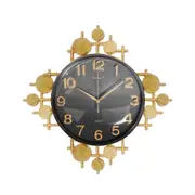 Decorative Abstract Design Black Round Analog Wall Clock 60*60 cm