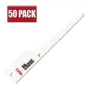 3" x 14 TPI Morse Air Saw Pneumatic Bi Metal Reciprocating Saw Blades - 50 Pack