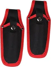 TEHAUX 2-Piece Pruning Scissor Cover Bag Canvas Tool Set Pruner Case for Gardening Scissor Bag for Hardware Tools Protective Cover