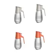Glass Oiler Leak-proof Oil Can Automatic Opening Closing Seasoning Oil Container