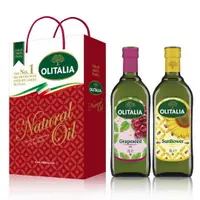 在飛比找yesgogogo優惠-【Olitalia 奧利塔】葡萄籽油+葵花油禮盒組(1000